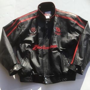 Chase authentic leather Budweiser jacket Sz XL